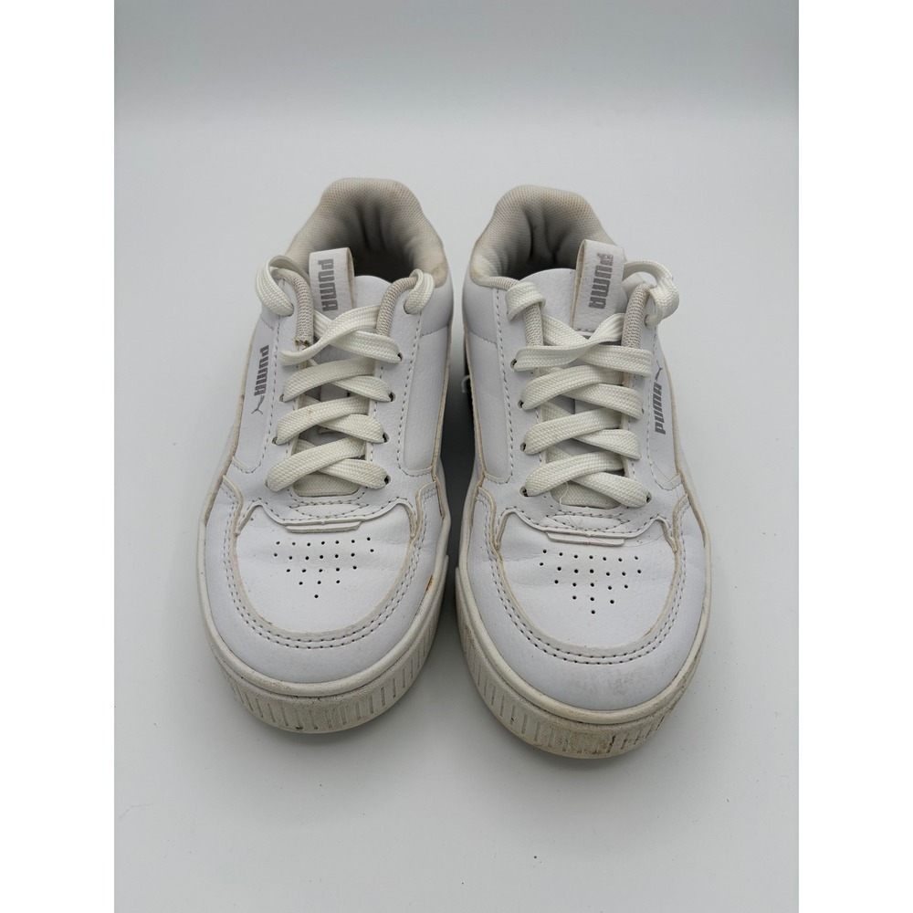 Puma Caven 2.0 Sneakers Kids Size 1C White Low Top Lace Up 388421-01